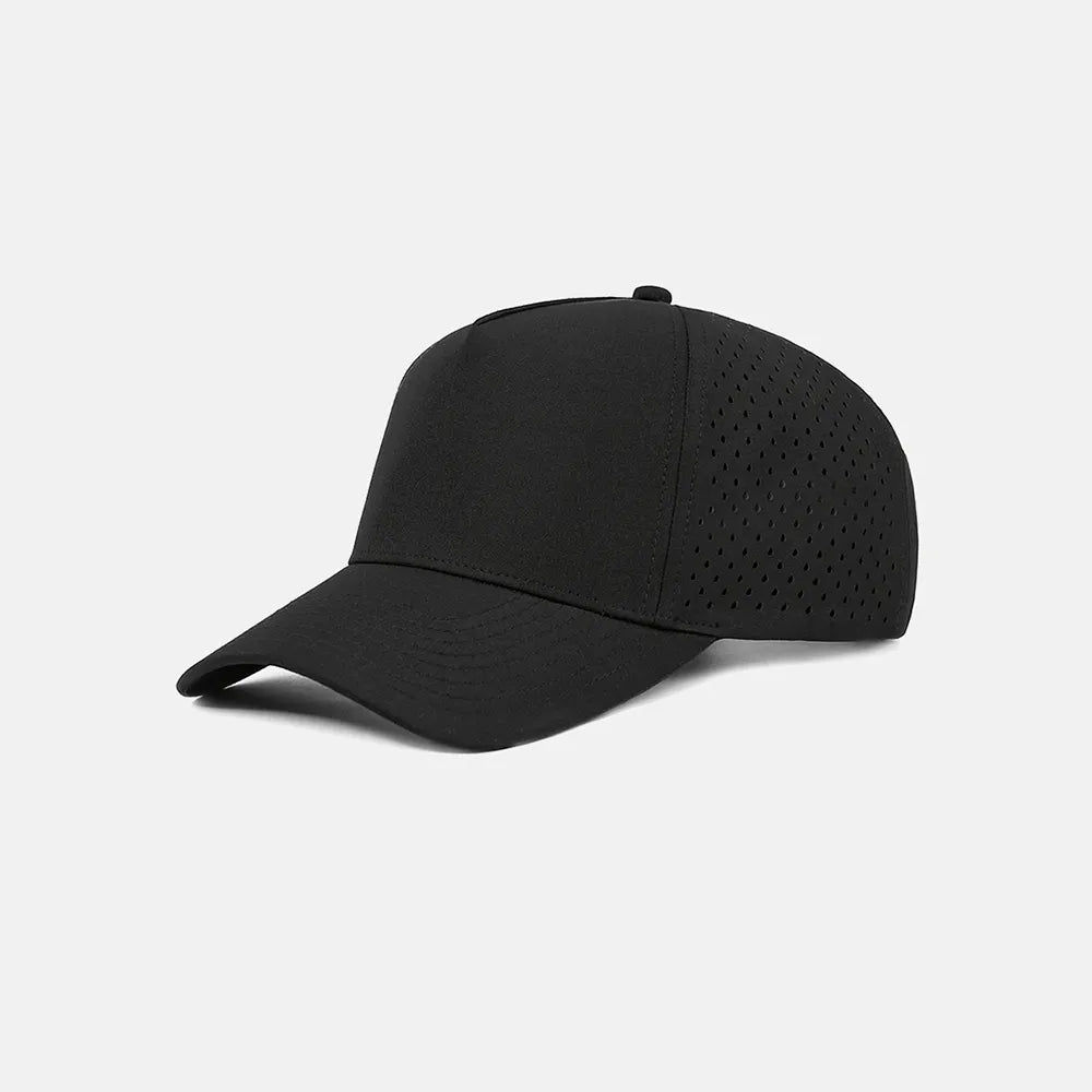 Custom Laser Perforated 5 Panel Snapback Golf Hat