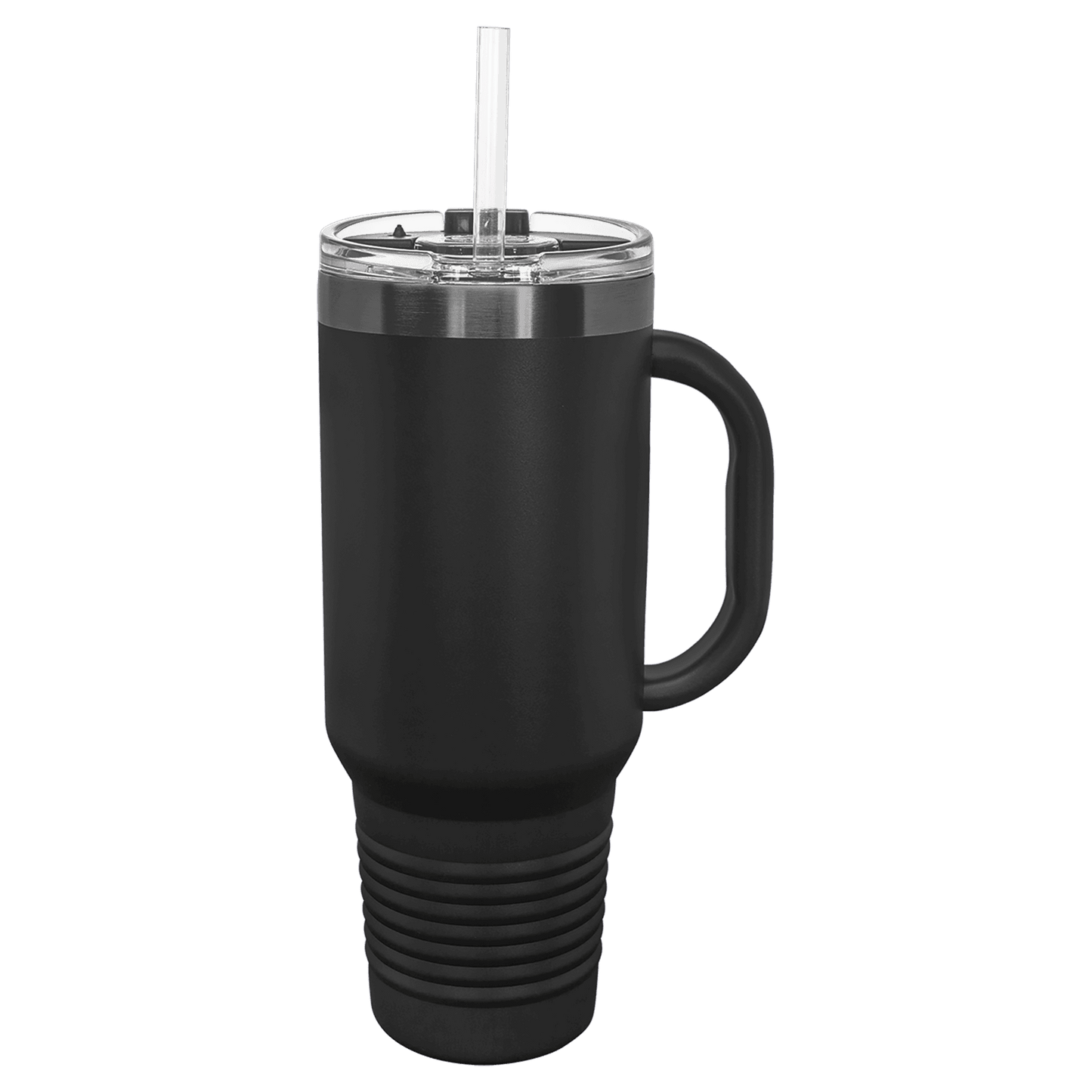 Custom Engraved Ghost Black 40oz Travel Mug