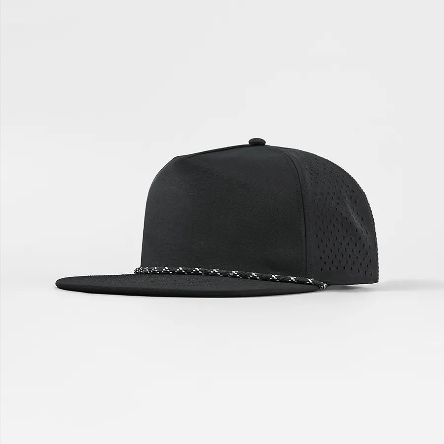 Custom 5-Panel Flat Bil Performance Snapback Golf Hat