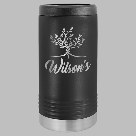 Custom Engraved Slim Koozie Tumbler
