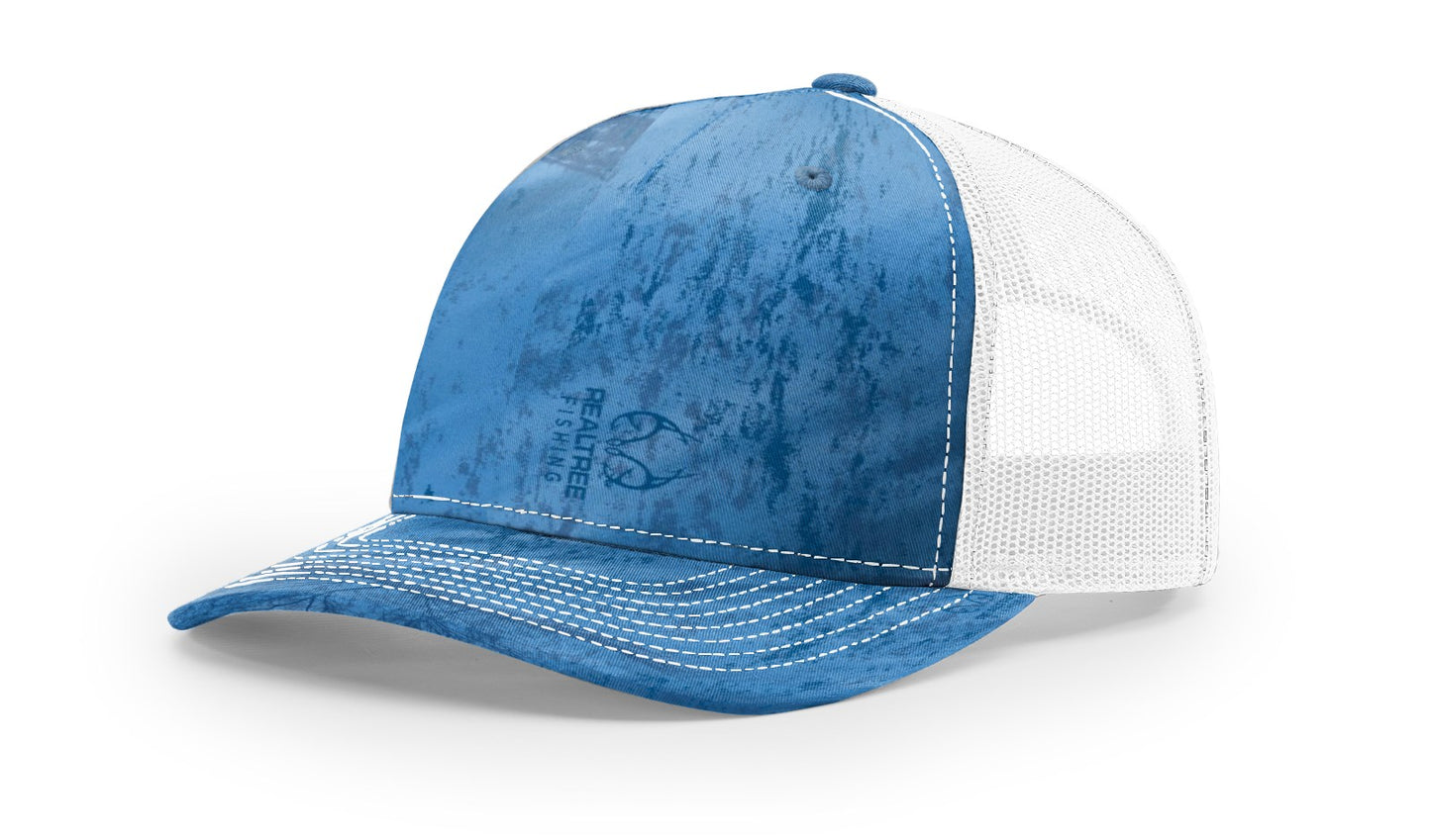 Camo Richardson 112PFP Trucker with Custom Leather Patch