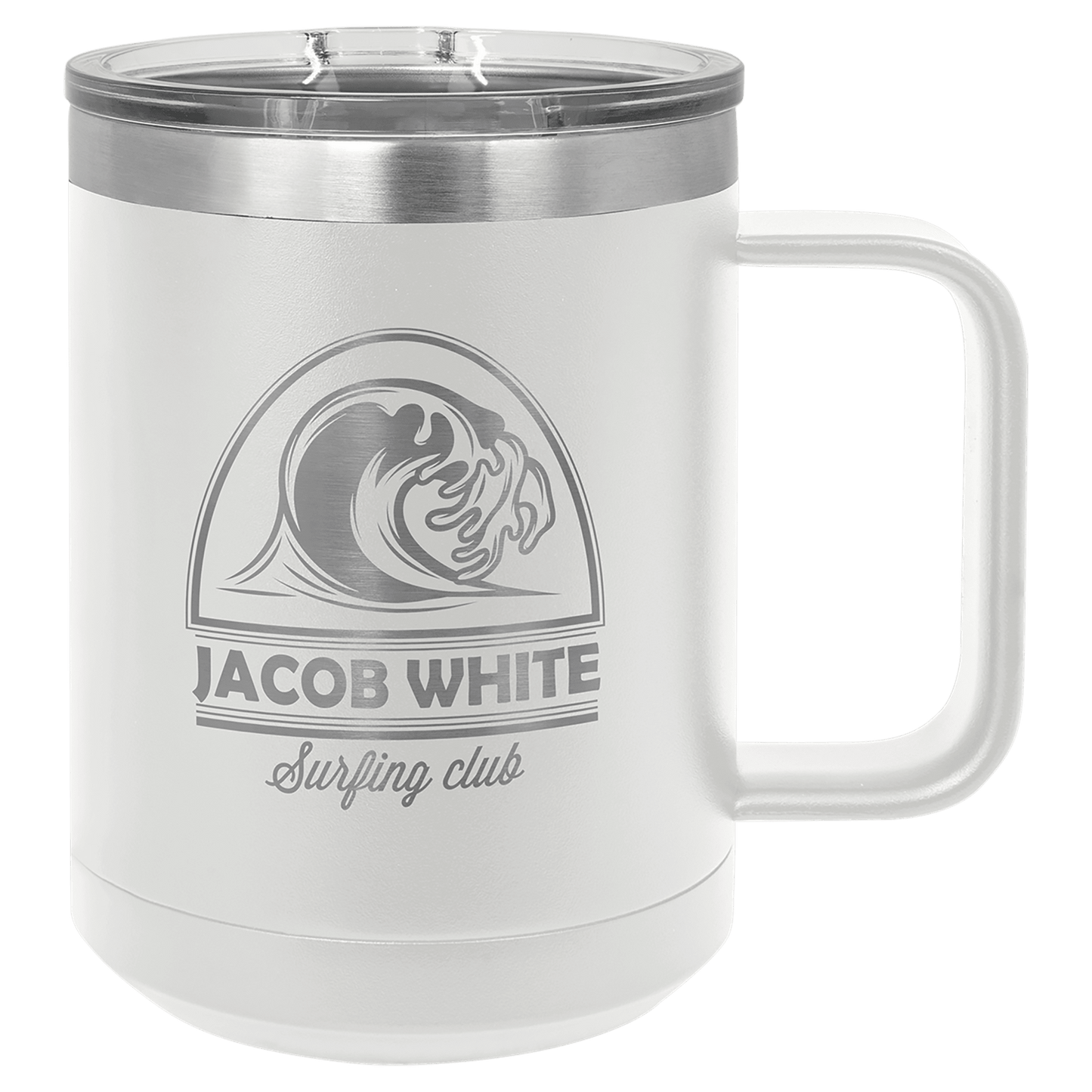 Custom Engraved 15oz Coffee Mug