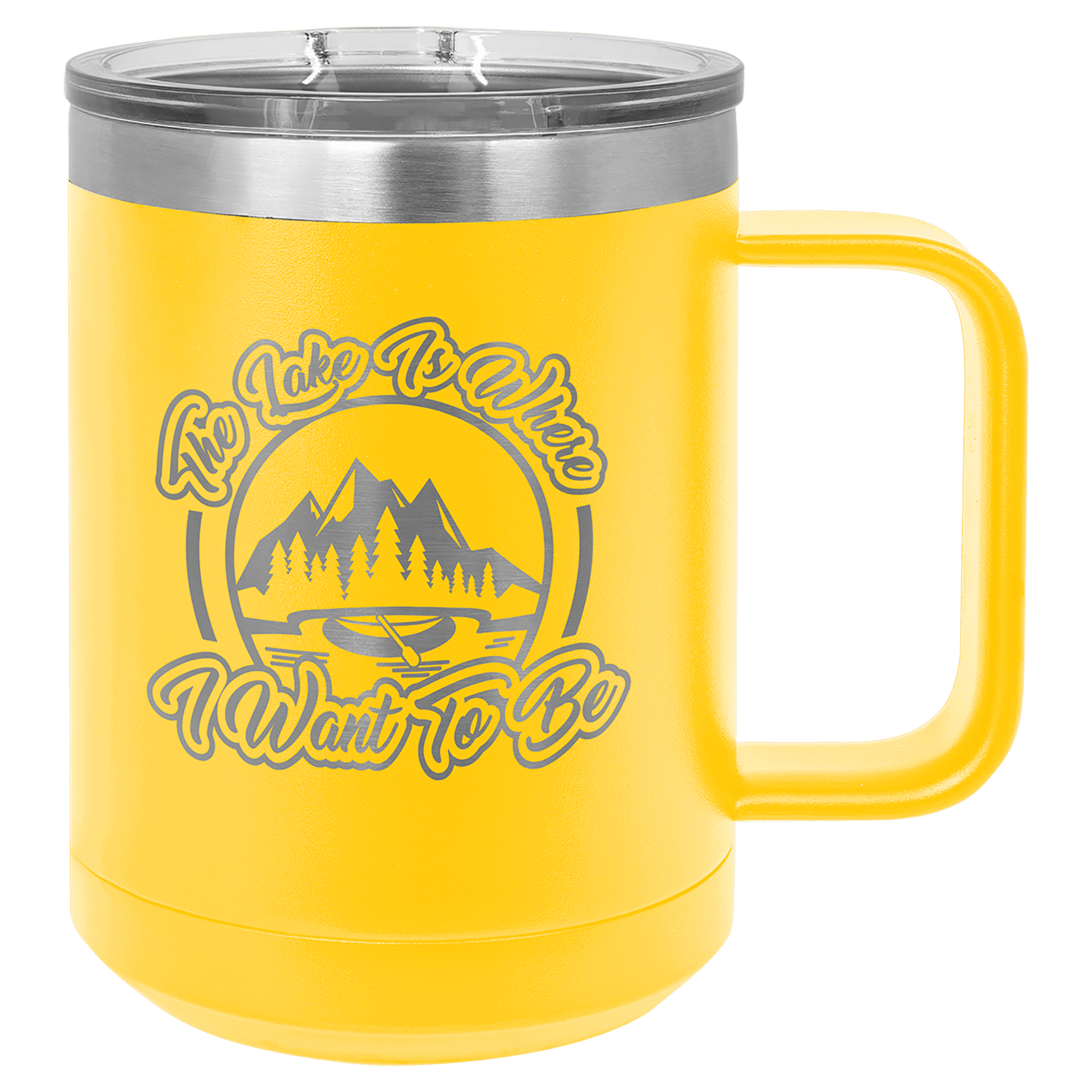 Custom Engraved 15oz Coffee Mug