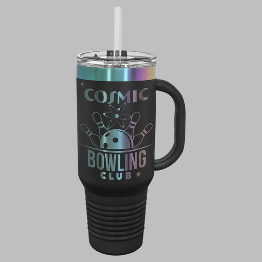 Custom Engraved Prism 40oz Travel Mug