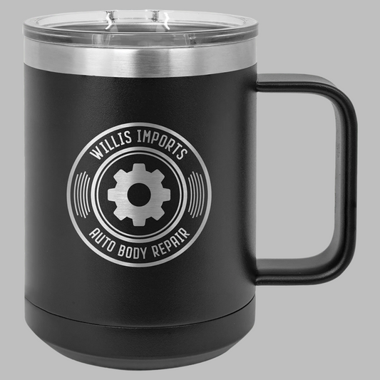 Custom Engraved 15oz Coffee Mug