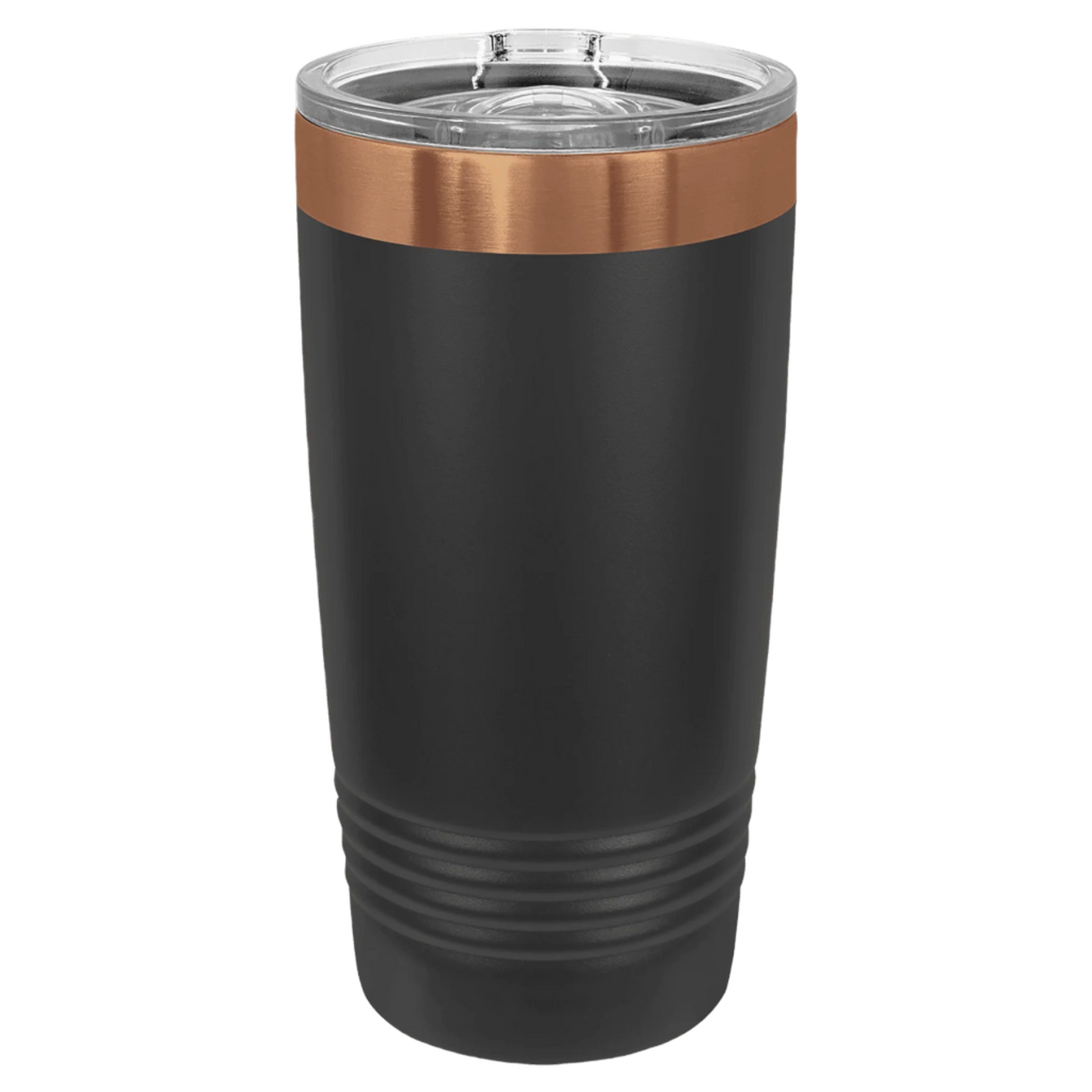 Custom Engraved 20oz Rose Gold Plated Tumbler