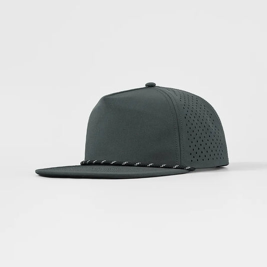 Custom 5-Panel Flat Bil Performance Snapback Golf Hat