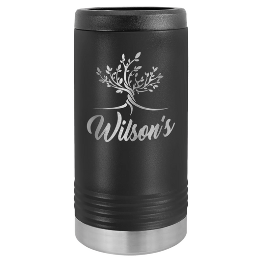 Custom Engraved Slim Koozie Tumbler