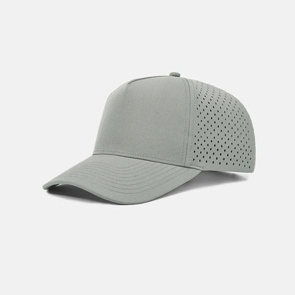 Custom Laser Perforated 5 Panel Snapback Golf Hat
