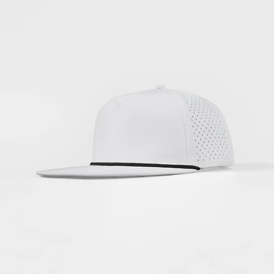 Custom 5-Panel Flat Bil Performance Snapback Golf Hat