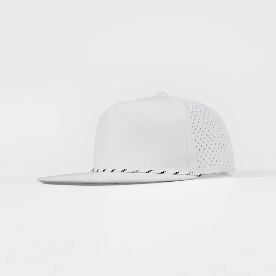 Custom 5-Panel Flat Bil Performance Snapback Golf Hat