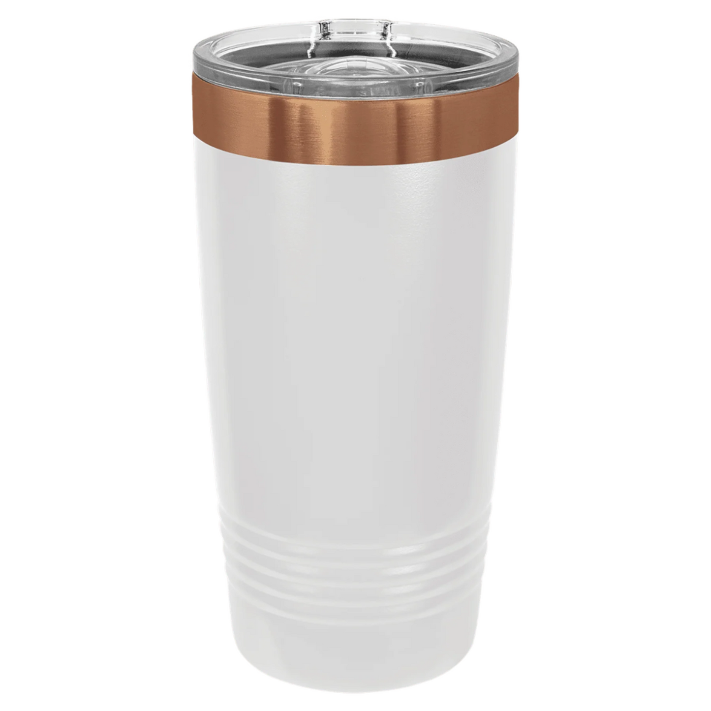 Custom Engraved 20oz Rose Gold Plated Tumbler